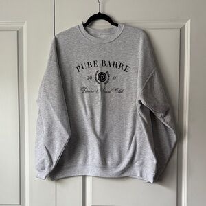 Pure Barre Gray Sweatshirt